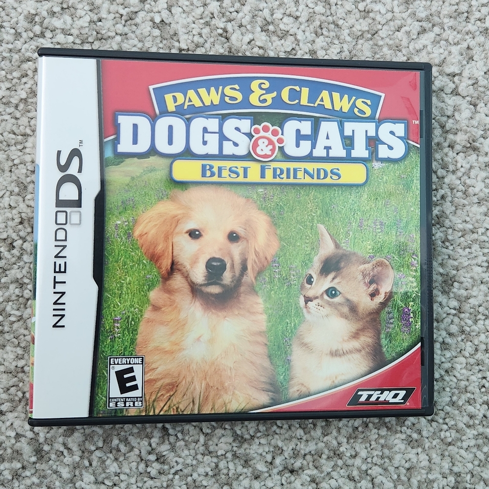 Paws & Claws Dogs and Cats Best Friends Nintendo Ds Game